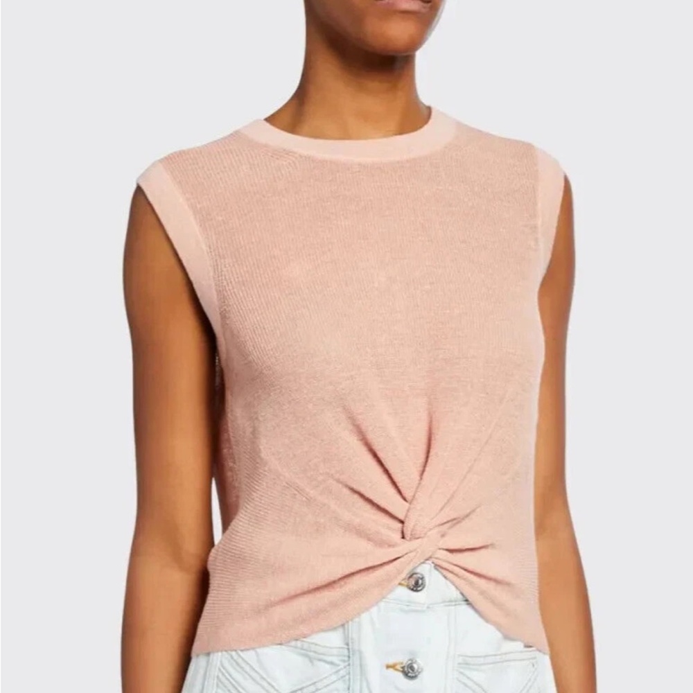 Veronica Beard Twist Front Kellen Sweater Top - Picture 2 of 6